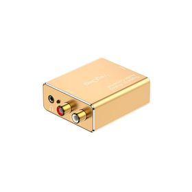 Veggieg Koaksiyel Toslink Optik Dijital to 3.5 mm RCA Analog Ses Çevirici Adaptör