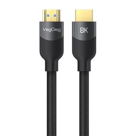 Veggieg Premium 8K 60 Hz 4K 120 Hz HDCP ARC HDR Örgülü 2.1 1.5 mt HDMI Kablo