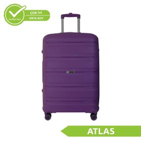 Vegmann Atlas Violet Polipropilen Orta Boy Valiz