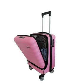 Vegmann Wave Pembe Kabin Boy Laptop Bölmeli Valiz