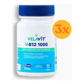 Velavit V-B12 1000 İçeren 60 Çiğnenebilir Tablet