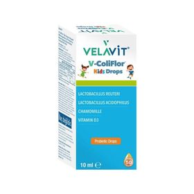 Velavit V-ColiFlor Kids Drops 10 ml Damla