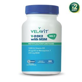 Velavit V-D3K2 with MSM 60 Tablet
