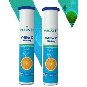 Velavit V-Effer C 1000 mg 2x20 Efervesan Tablet