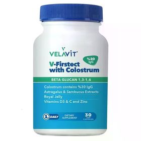 Velavit V-Firstect with Colostrum 30 Kapsül