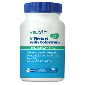 Velavit V-Firstect with Colostrum Beta Glucan 30 Kapsül