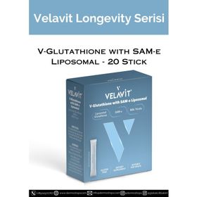 Velavit V-Glutathione with SAM-e Liposomal İçeren 20 Saşe