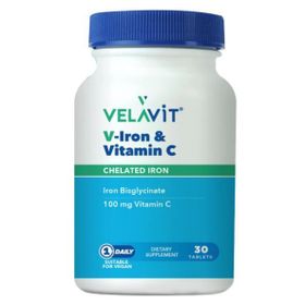 Velavit V-Iron Vitamin C 30 Tablet