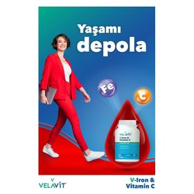 Velavit V-Iron Vitamin C 30 Tablet