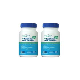 Velavit V-Probiotics with Enzymes 2x30 Kapsül
