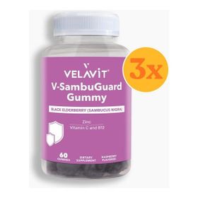 Velavit V-SambuGuard Gummy 3x60 Çiğnenebilir Tablet