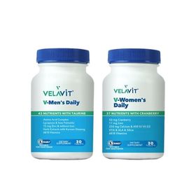 Velavit V-Womens Daily 30 Tablet + V-Mens Daily 30 Tablet