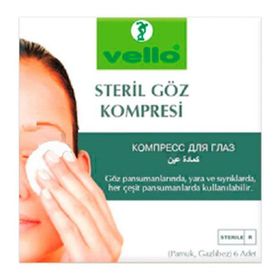 Vello Büyük Boy 5 Adet Steril Göz Pedi