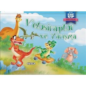 Velosiraptor ve Yarışma Mini Pop Up Dinozorlar Kolektif Çiçek Yayıncılık