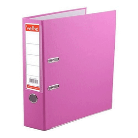 Velte Pembe Geniş Plastik Klasör