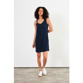 Vena 6Y236724K Kadın Angelica Lacivert Regular Fit Lyocell Jean Elbise