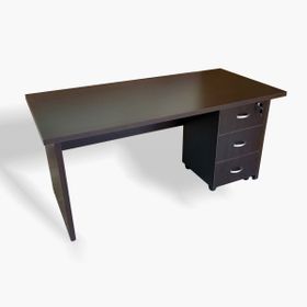 Vena Oscar Wenge 3 Çekmeceli Ofis Çalışma Masası