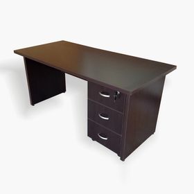 Vena Oscar Wenge 3 Çekmeceli Ofis Çalışma Masası