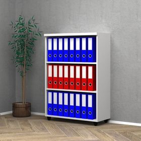 Vena RFLDLPBYZ115 80x35x115 cm Beyaz Raflı Dolap