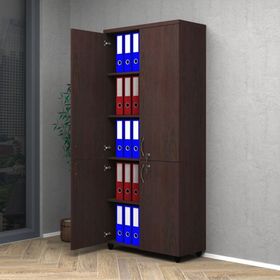 Vena TDLWENGE185 80x35x185 cm Wenge Tam Kapak Dolap