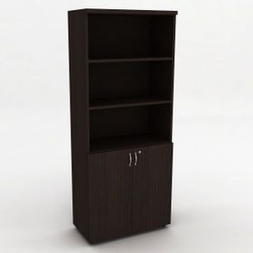 Vena Yarım Kapaklı 185 cm Wenge Dosya Dolabı