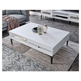 Venatto Trio Beyaz Orta Sehpa