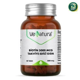 Venatura Biotin 5000 mcg 3x90 Tablet