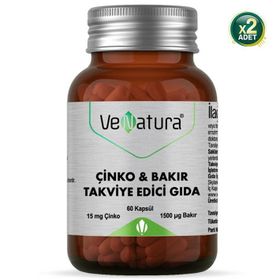 Venatura Çinko Bakır 2x60 Kapsül