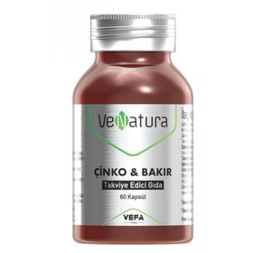 Venatura Çinko Bakır 60 Kapsül