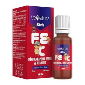 Venatura Kids Mikroenkapsüle Demir Vitamin C 20 ml Damla