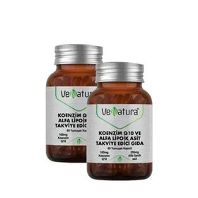 Venatura Koenzim Q10 Alfa Lipoik Asit 60 Yumuşak Kapsül