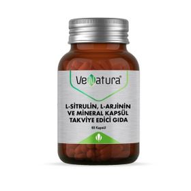 Venatura L-Sitrulin L-Arjinin Mineral 60 Kapsül