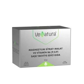 Venatura Magnezyum Sitrat Malat Vitamin B6 P-5-P 30 Saşe