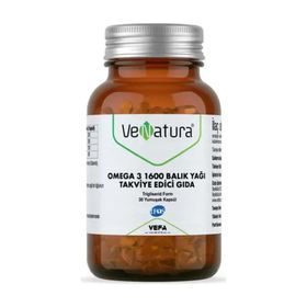 Venatura Omega 3 1600 Balık Yağı 30 Kapsül