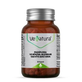 Venatura Passiflora Bitkisel Ekstreler 30 Kapsül