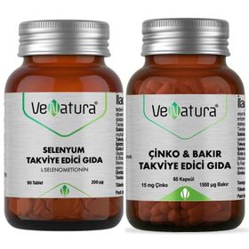 Venatura Selenyum 90 Tablet + Çinko Bakır 60 Kapsül