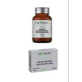 Venatura Vitamin B Kompleks 30 Kapsül + Solgar Biotin 5000 mcg 50 Kapsül