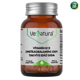 Venatura Vitamin B12 Metilkobalamin ODT 2x90 Ağızda Dağılan Tablet
