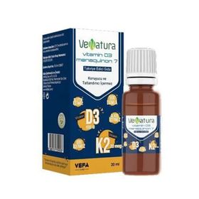 Venatura Vitamin D3 K2 20 mcg MK-7 20 ml Damla
