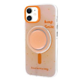Vendas Apple iPhone 11 Magsafe Şarj Özellikli Tak Çıkar Pop Soketli Zore Tiktok Kapak Cep Telefonu Kılıfı