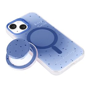 Vendas Apple iPhone 15 Magsafe Şarj Özellikli Tak Çıkar Pop Soketli Zore Tiktok Kapak Cep Telefonu Kılıfı