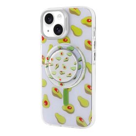 Vendas Apple iPhone 15 Magsafe Şarj Özellikli Tak Çıkar Pop Soketli Zore Tiktok Kapak Cep Telefonu Kılıfı