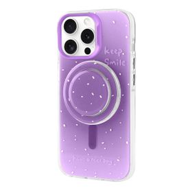 Vendas Apple iPhone 15 Pro Magsafe Şarj Özellikli Tak-Çıkar Pop Soketli Zore Tiktok Kapak Cep Telefonu Kılıfı
