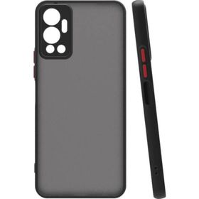 Vendas Infinix Hot 12 Mara Serisi Arkası Mat Renkli Hux Silikon Cep Telefonu Kılıfı