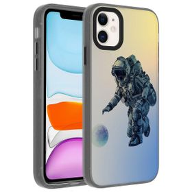 Vendas iPhone 12 Dragon Serisi Parlak Desenli Fashion Hard Silikon Cep Telefonu Kılıfı