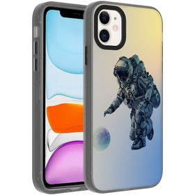 Vendas iPhone 12 Dragon Serisi Parlak Desenli Fashion Hard Silikon Cep Telefonu Kılıfı