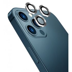 Vendas iPhone 12 Pro Max Uyumlu Eagle Serisi Telefonla Uyumlu Renk Tasarımlı Safir Cam Kamera Lens Koruyucu