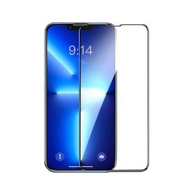 Vendas iPhone 13 Pro Max Uyumlu 5D Tam Kaplama Tempered Cam Ekran Koruyucu