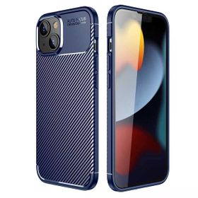 Vendas iPhone 14 Deep Dizayn Auto Focus Tasarımlı Karbon Dizayn Cam Ekran Koruyucu Cep Telefonu Kılıfı