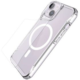 Vendas iPhone 14 Plus Door Serisi Magsafe Destekli Darbe Direçli Elektroplated Şeffaf T-Max Cep Telefonu Kılıfı